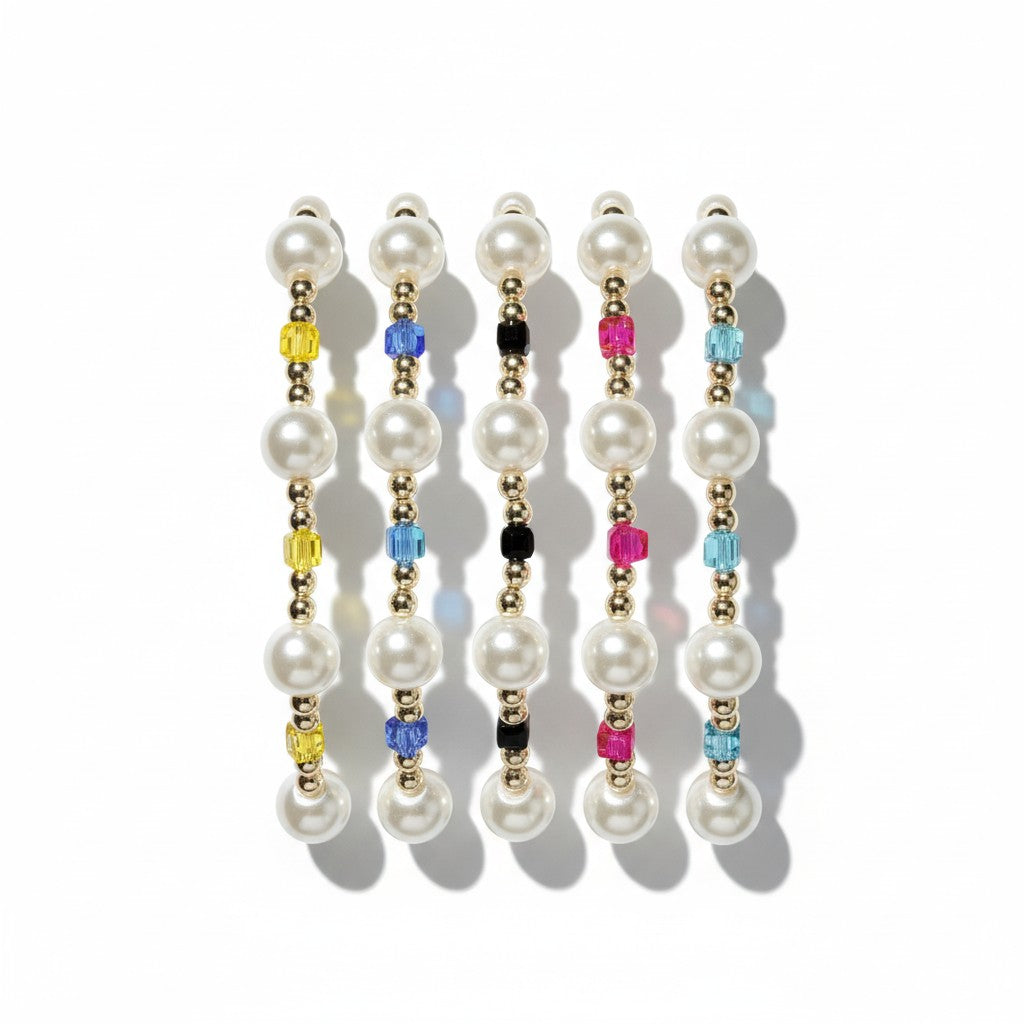 Fuchsia & Pearls