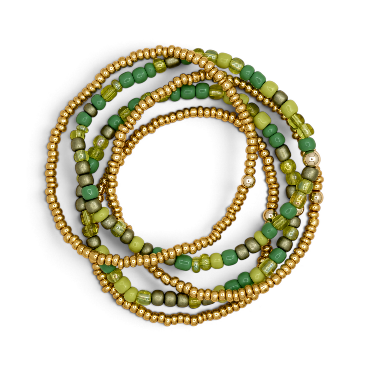 Camouflage Stretch Bracelet Stack