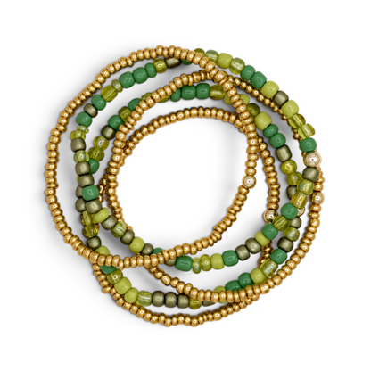 Camouflage Stretch Bracelet Stack