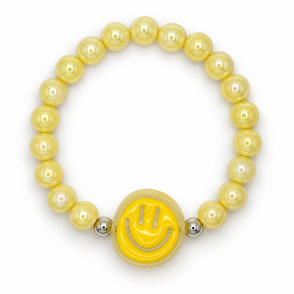 Be Happy Bracelet – Hot Pink