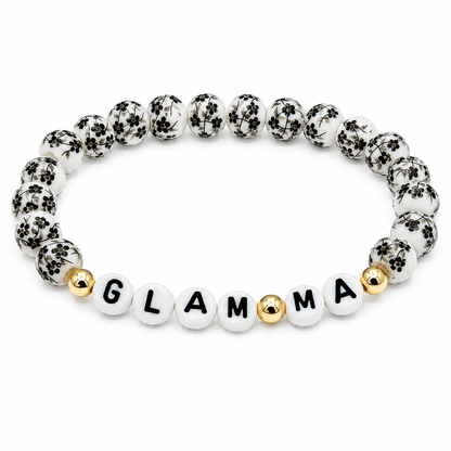 Glam-Ma Timeless Floral Porcelain Bead