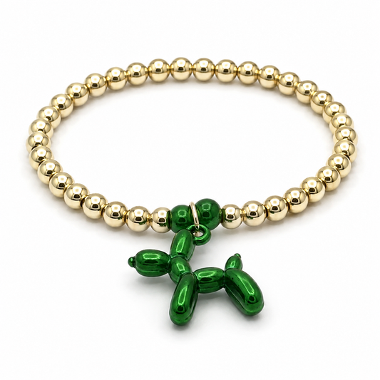 Balloon Dog Charm – Green