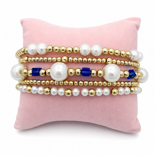 Sapphire & Pearls