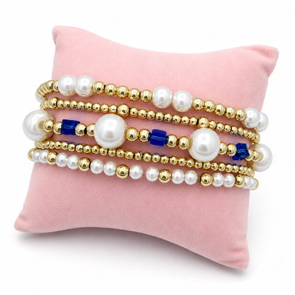Sapphire & Pearls