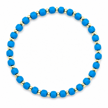 Glass Seed Bead Bracelet – Choose Your Color | Shown in Black