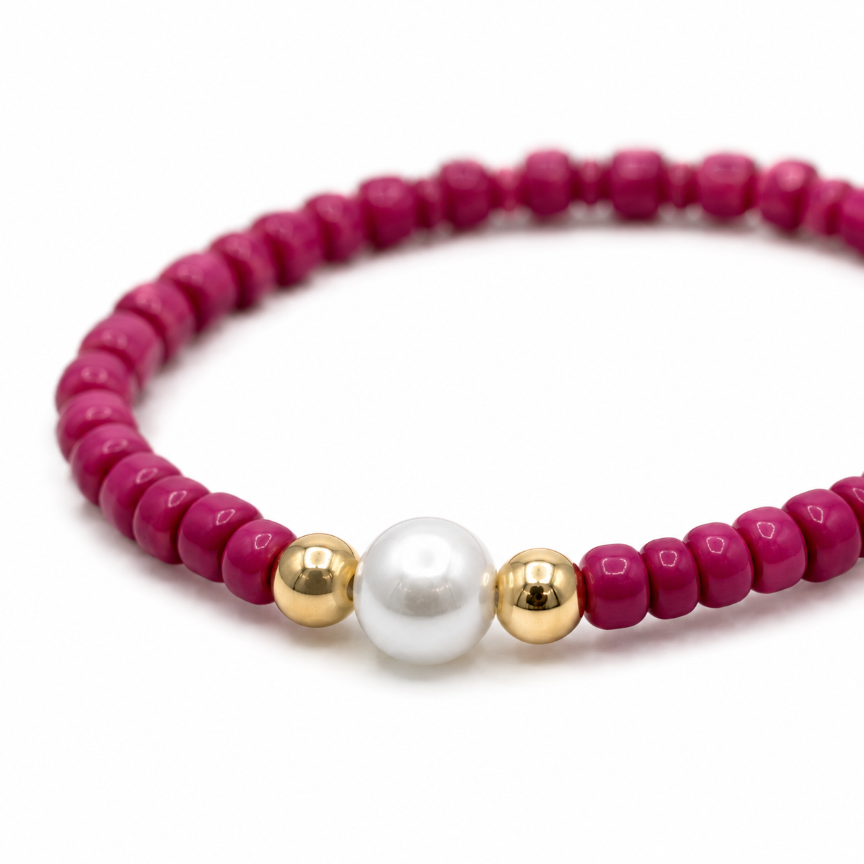 Pearl Elegance Bracelet – Navy