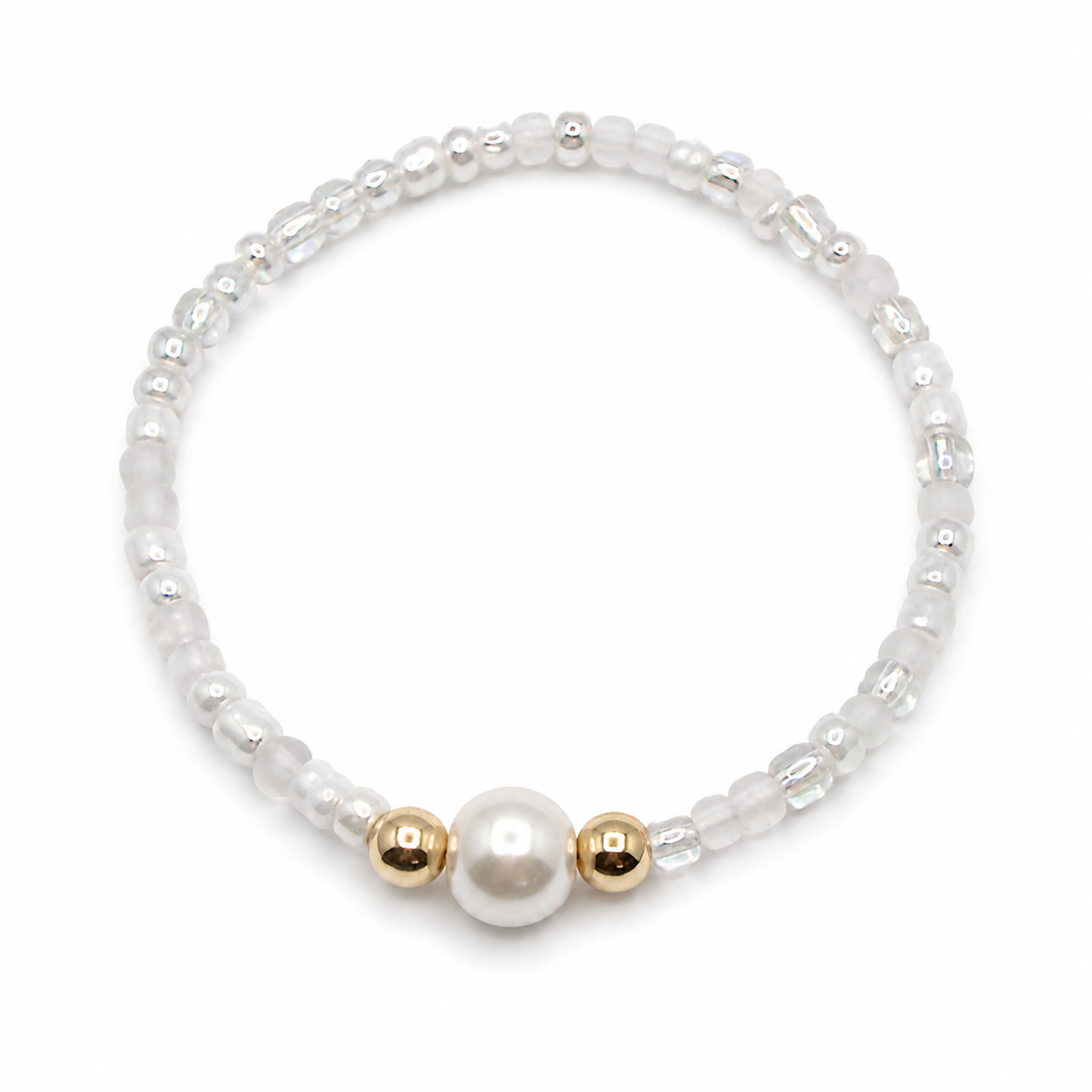 Pearl Elegance Bracelet – Navy