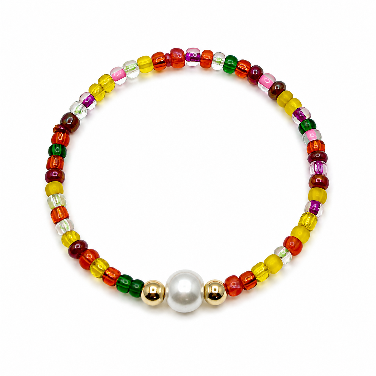 Pearl Elegance Bracelet – Navy