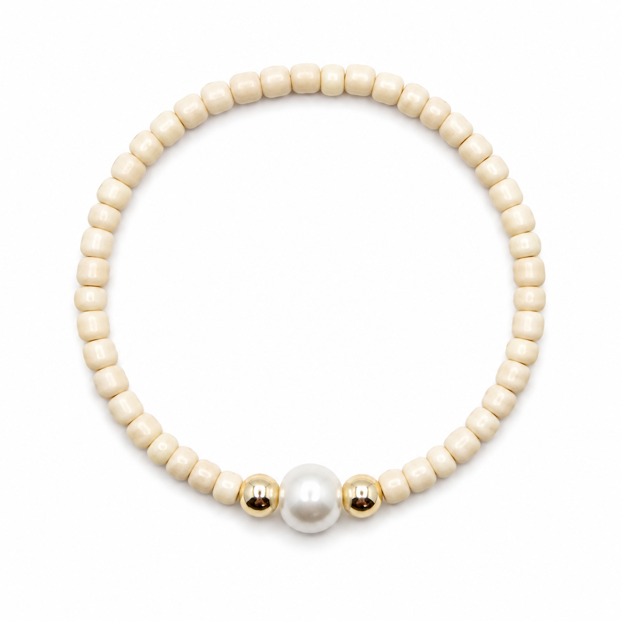Pearl Elegance Bracelet – Navy