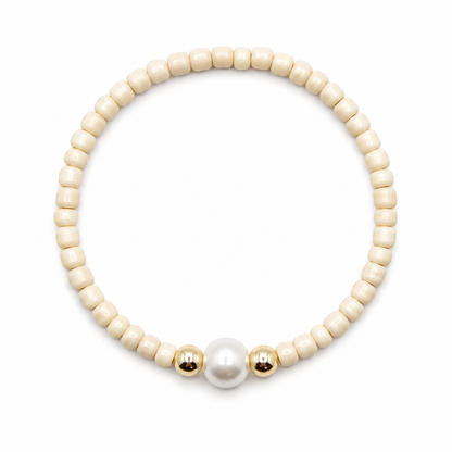 Pearl Elegance Bracelet – Navy