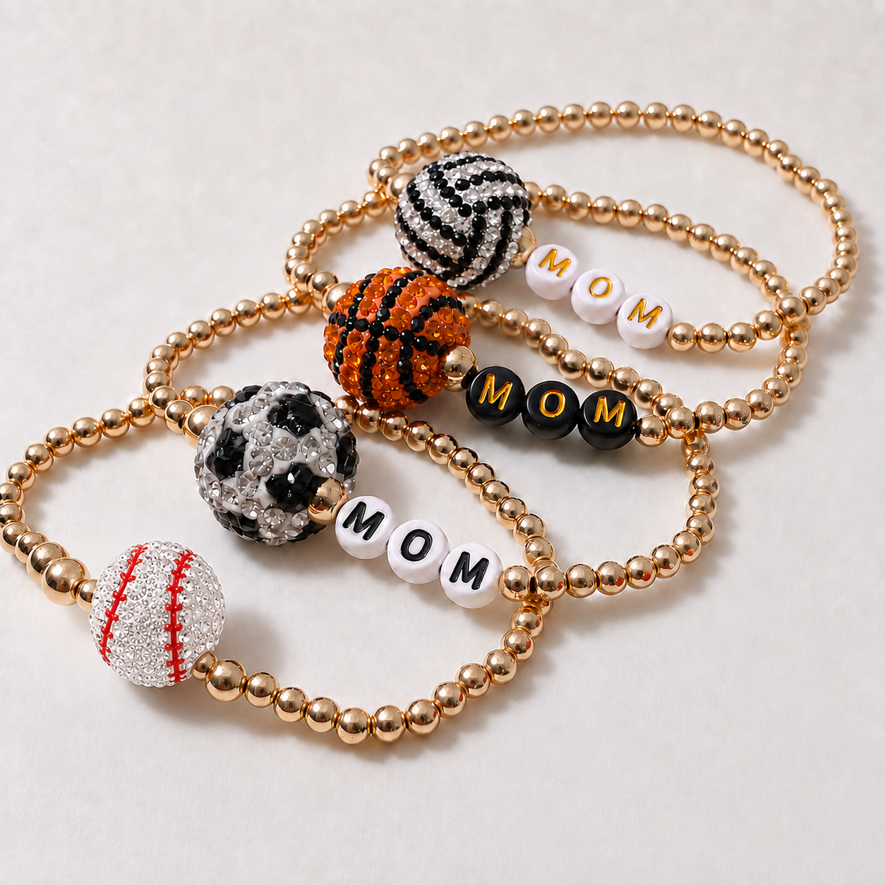 Bling Sports Mom Bracelet