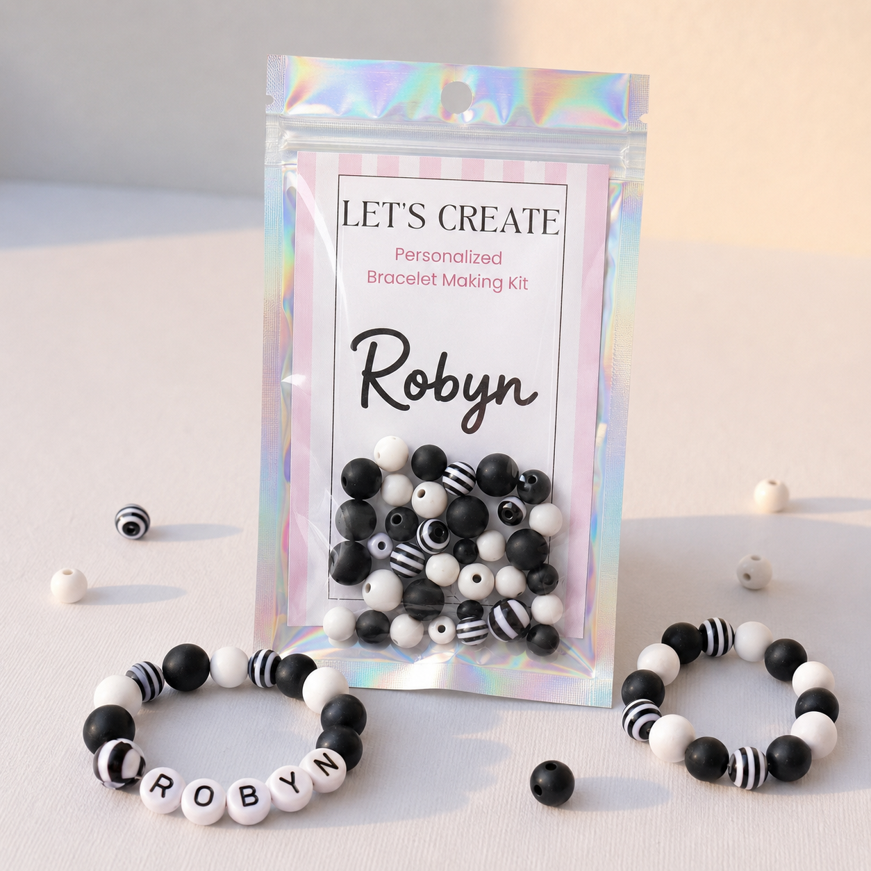 Personalized Party Favor Bracelet Kit