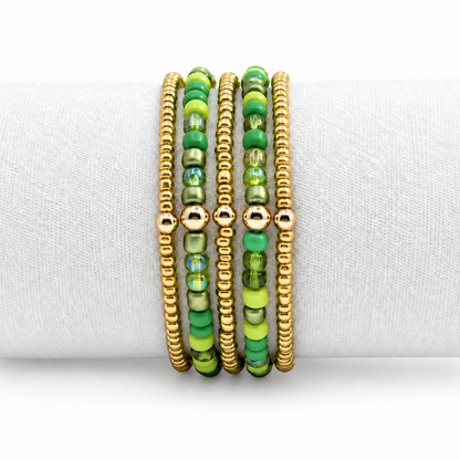 Camouflage Stretch Bracelet Stack