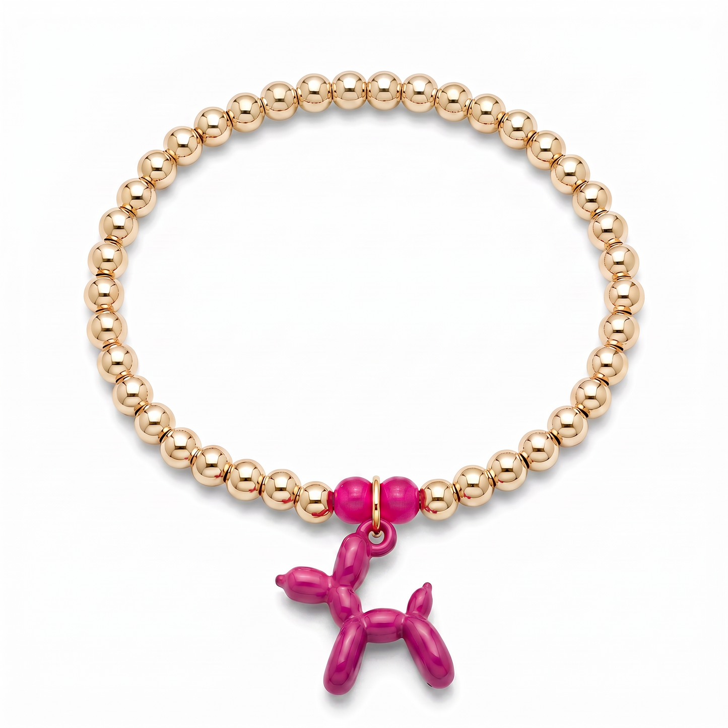 Balloon Dog Charm – Fuchsia