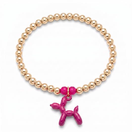 Balloon Dog Charm – Fuchsia