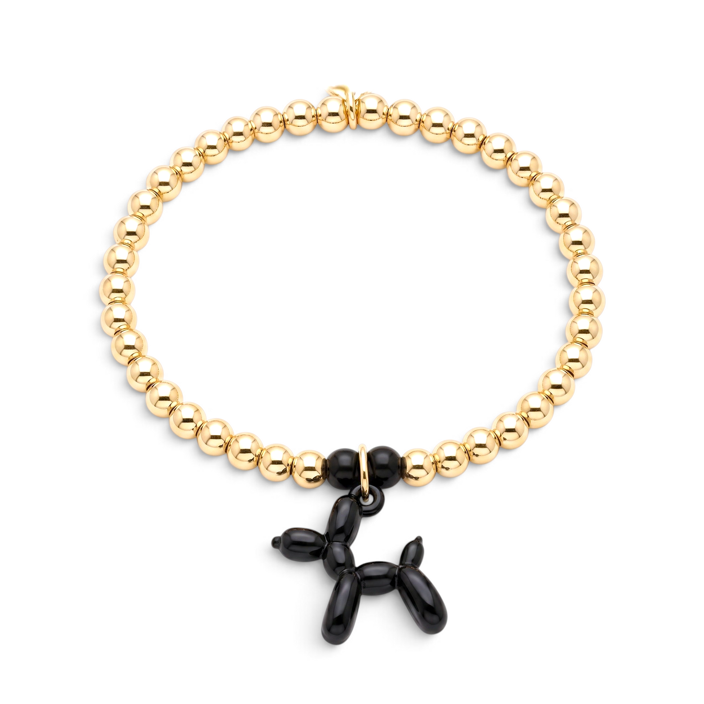 Balloon Dog Charm – Black