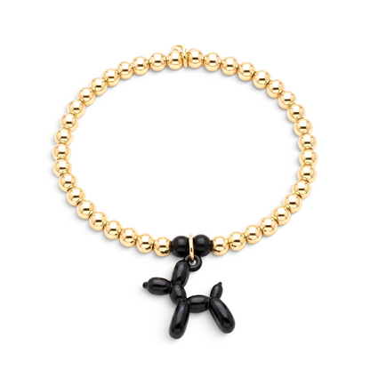 Balloon Dog Charm – Black