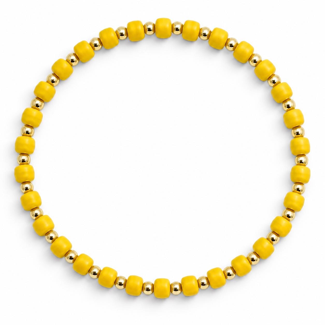 Glass Seed Bead Bracelet – Choose Your Color | Shown in Black