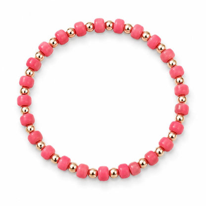 Glass Seed Bead Bracelet – Choose Your Color | Shown in Black