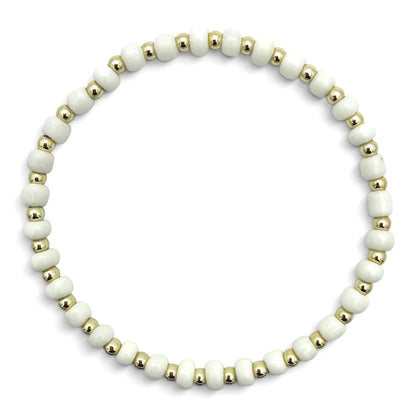 Glass Seed Bead Bracelet – Choose Your Color | Shown in Black