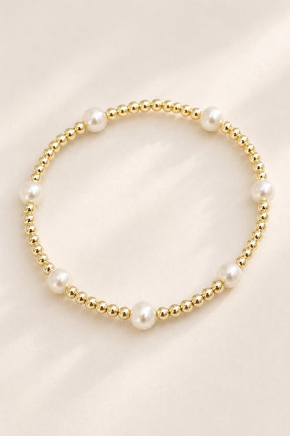 Elegant Four Pearl Stack or Singles