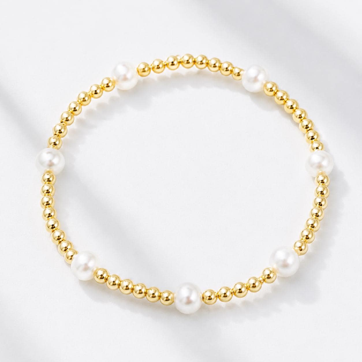 Matching Pearl Jewelry Set Custom Personalized Necklace Bracelet Collection Gold Filled Beads Freshwater Pearl Design Coordinating Beaded Pieces Monogram Initial Charm Set Perfect Bridesmaid Gift Elegant Wedding Jewelry Dainty Letter Beads