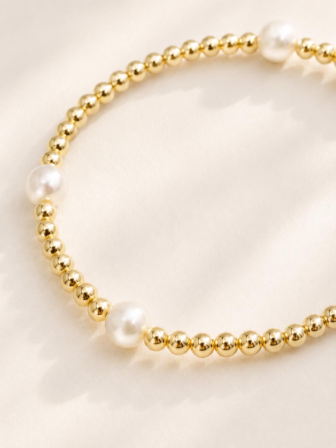 Elegant Four Pearl Stack or Singles
