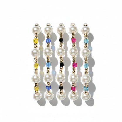 Fuchsia & Pearls