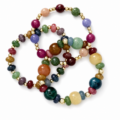 Natural Stone Stretch Bracelet