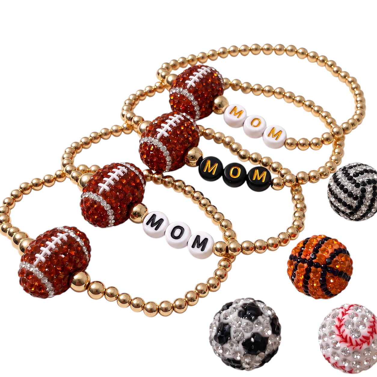 Bling Sports Mom Bracelet