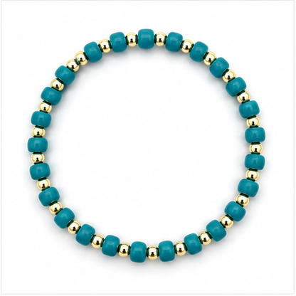Glass Seed Bead Bracelet – Choose Your Color
